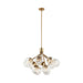 Kichler 52701 Silvarious 12-lt 30" Chandelier-Champagne Bronze