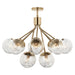 Kichler 52701 Silvarious 12-lt 30" Chandelier-Champagne Bronze