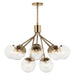 Kichler 52701 Silvarious 12-lt 30" Chandelier