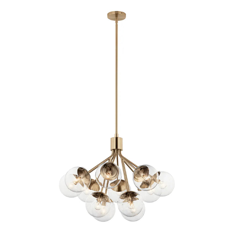 Kichler 52701 Silvarious 12-lt 30" Chandelier-Champagne Bronze
