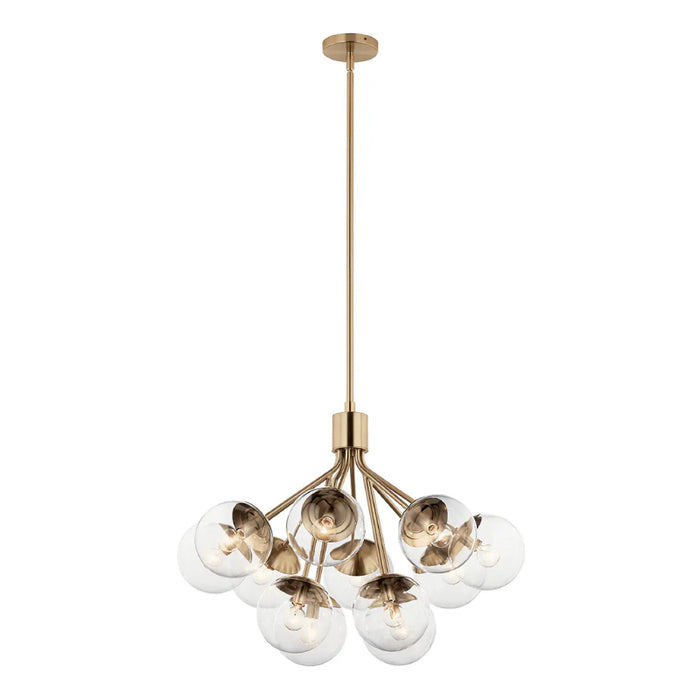 Kichler 52701 Silvarious 12-lt 30" Chandelier-Champagne Bronze