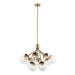 Kichler 52701 Silvarious 12-lt 30" Chandelier-Champagne Bronze
