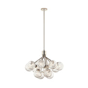 Kichler 52701 Silvarious 12-lt 30" Chandelier-Polished Nickel