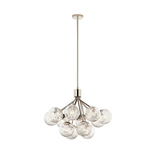 Kichler 52701 Silvarious 12-lt 30" Chandelier-Polished Nickel