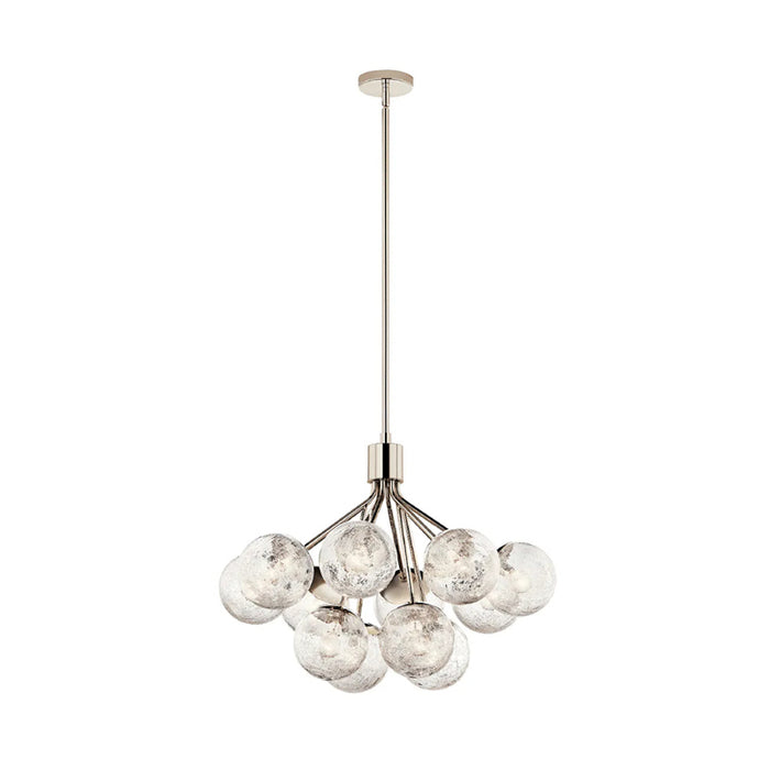 Kichler 52701 Silvarious 12-lt 30" Chandelier-Polished Nickel