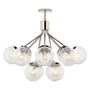 Kichler 52701 Silvarious 12-lt 30" Chandelier-Polished Nickel