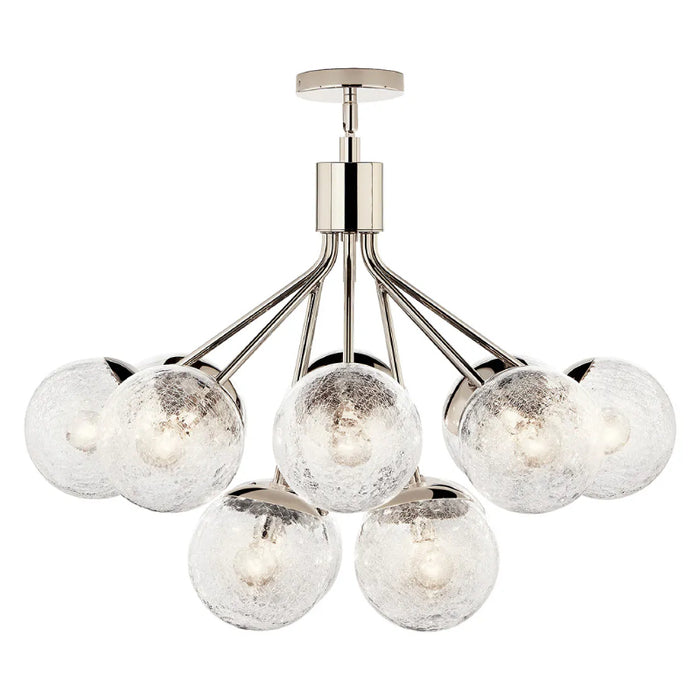 Kichler 52701 Silvarious 12-lt 30" Chandelier-Polished Nickel
