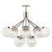 Kichler 52701 Silvarious 12-lt 30" Chandelier-Polished Nickel