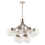 Kichler 52701 Silvarious 12-lt 30" Chandelier-Polished Nickel