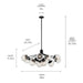 Kichler 52703 Silvarious 12-lt 48" Chandelier