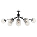 Kichler 52703 Silvarious 12-lt 48" Chandelier-Black