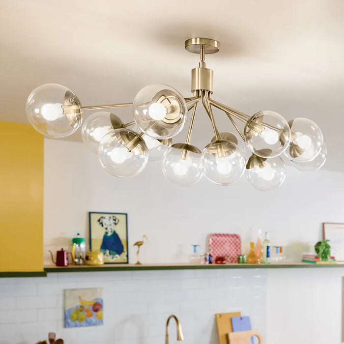 Kichler 52703 Silvarious 12-lt 48" Chandelier