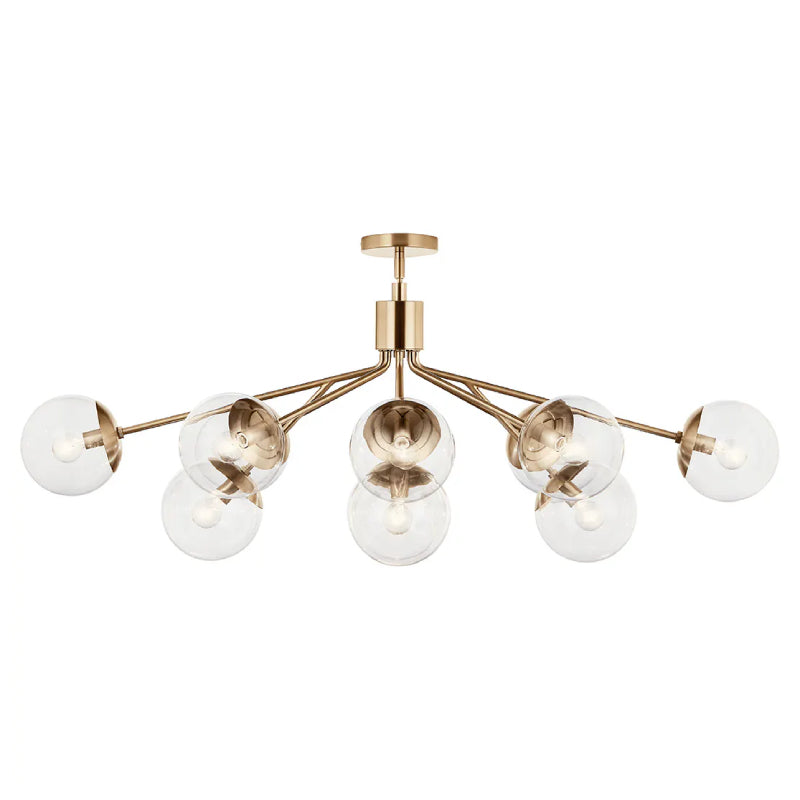 Kichler 52703 Silvarious 12-lt 48" Chandelier-Champagne Bronze