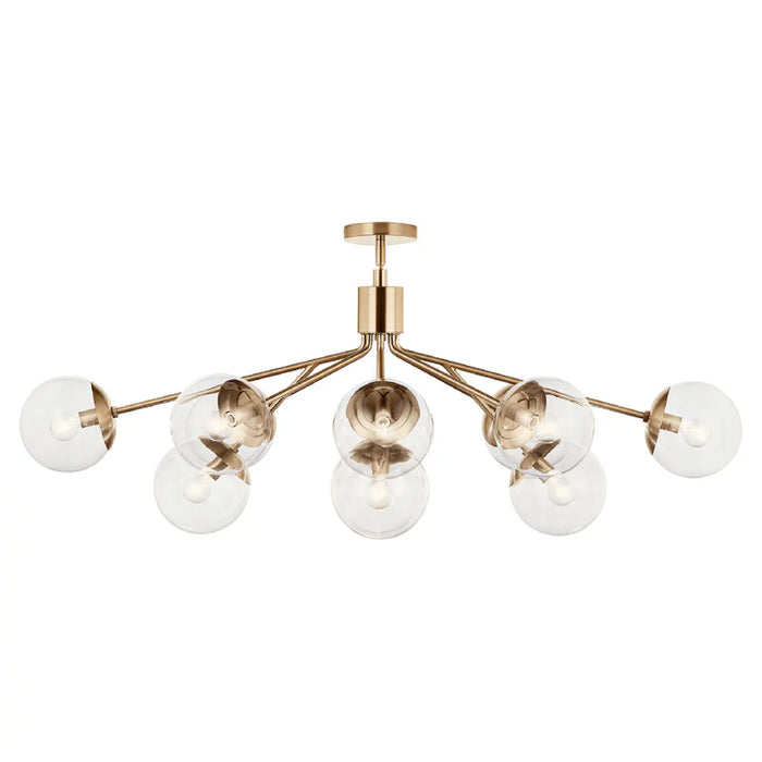 Kichler 52703 Silvarious 12-lt 48" Chandelier-Champagne Bronze