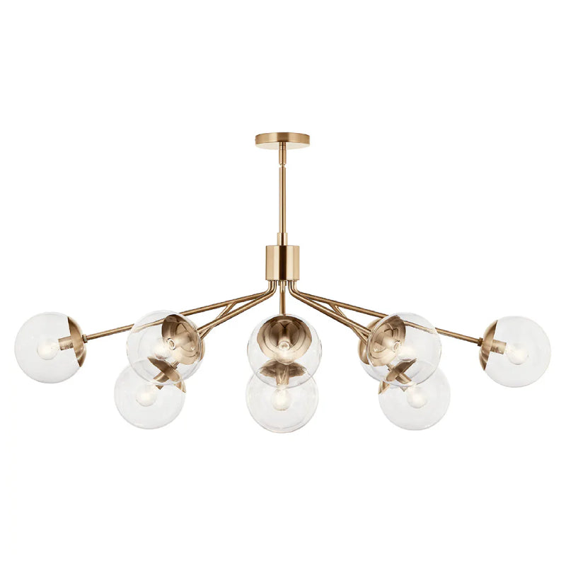 Kichler 52703 Silvarious 12-lt 48" Chandelier-Champagne Bronze