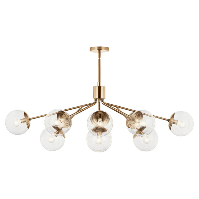 Kichler 52703 Silvarious 12-lt 48" Chandelier-Champagne Bronze