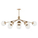 Kichler 52703 Silvarious 12-lt 48" Chandelier-Champagne Bronze