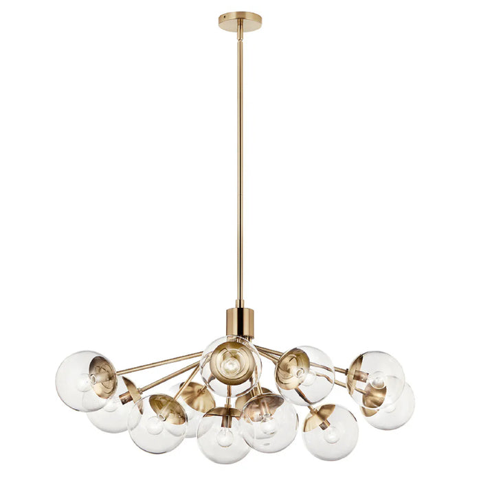 Kichler 52703 Silvarious 12-lt 48" Chandelier-Champagne Bronze