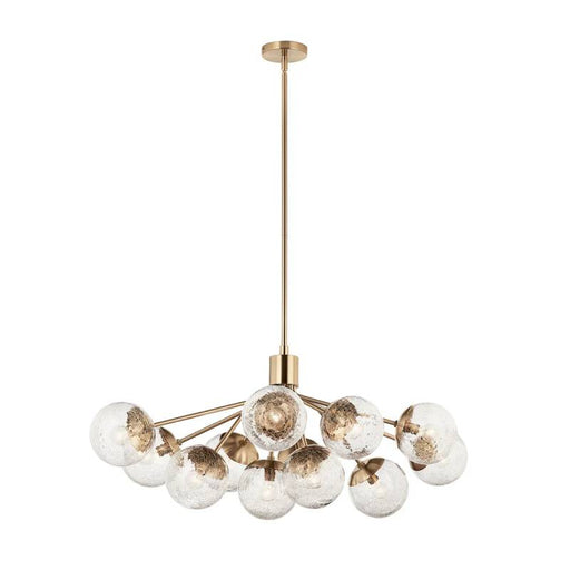 Kichler 52703 Silvarious 12-lt 48" Chandelier-Champagne Bronze