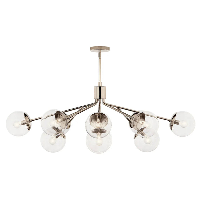 Kichler 52703 Silvarious 12-lt 48" Chandelier-Polished Nickel