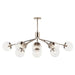 Kichler 52703 Silvarious 12-lt 48" Chandelier-Polished Nickel