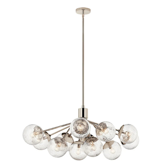 Kichler 52703 Silvarious 12-lt 48" Chandelier-Polished Nickel