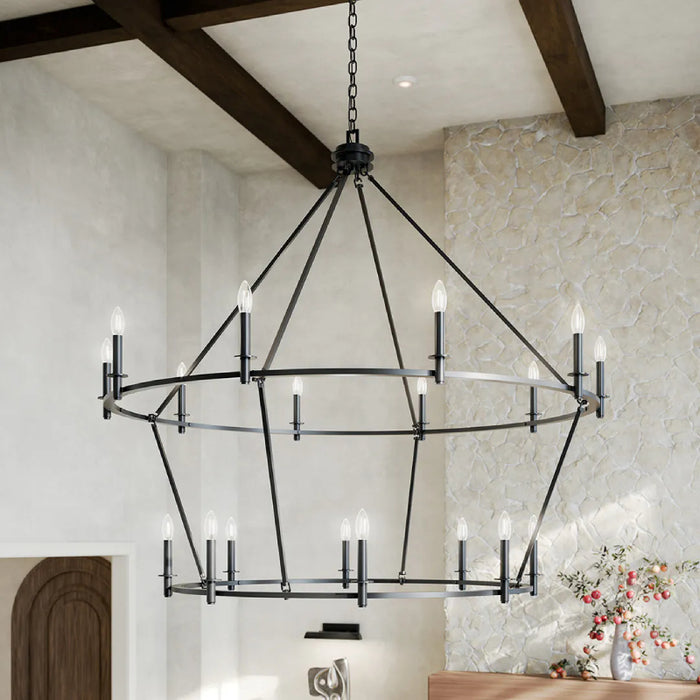 Kichler 52708 Carrick 18-lt 54" Chandelier