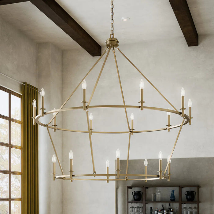 Kichler 52708 Carrick 18-lt 54" Chandelier