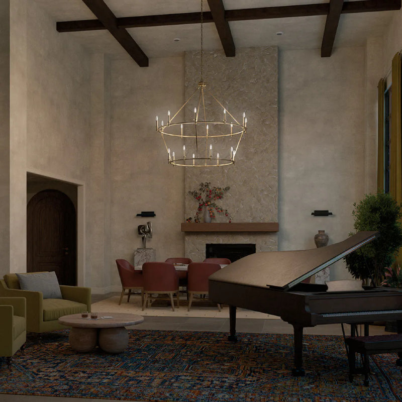 Kichler 52708 Carrick 18-lt 54" Chandelier
