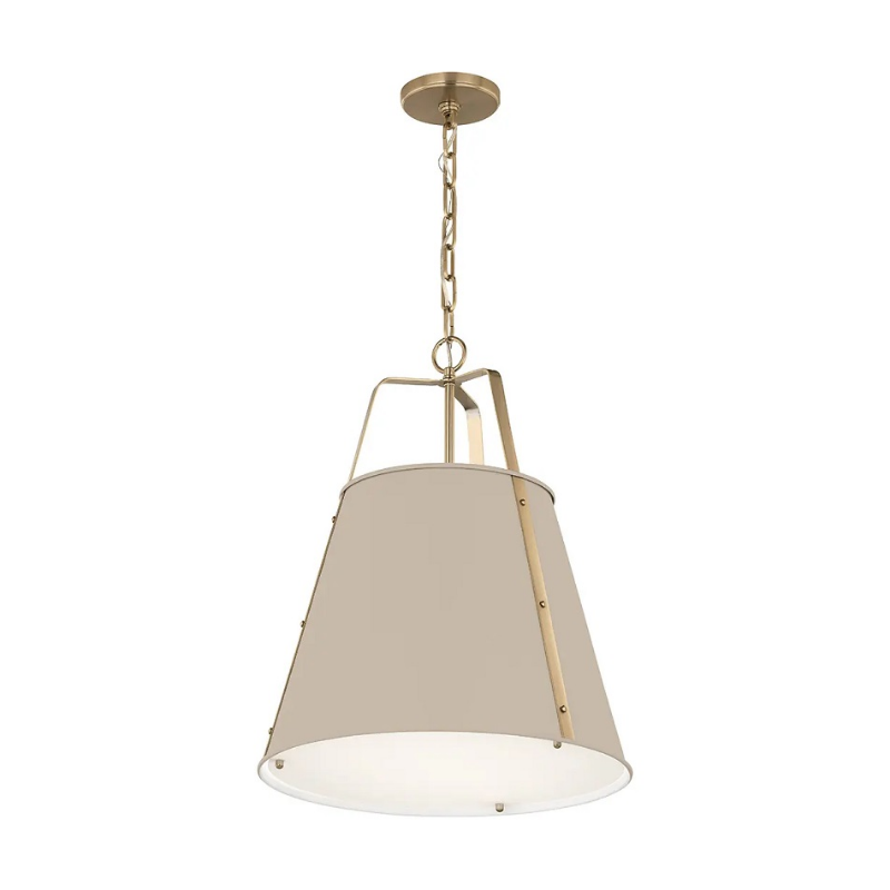 Kichler 52711 Etcher 2-lt 18" Pendant - Greige/Champagne Bronze
