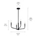Kichler 52716 Madden 4-lt 20" Chandelier
