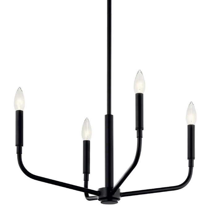 Kichler 52716 Madden 4-lt 20" Chandelier-Black