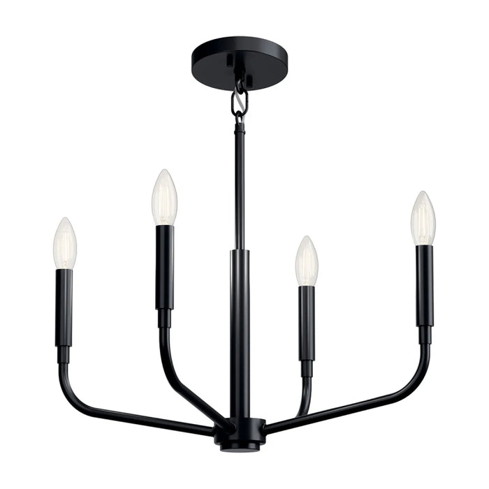 Kichler 52716 Madden 4-lt 20" Chandelier-Black