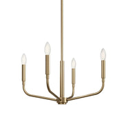 Kichler 52716 Madden 4-lt 20" Chandelier - Champagne Bronze