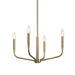 Kichler 52716 Madden 4-lt 20" Chandelier - Champagne Bronze