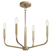 Kichler 52716 Madden 4-lt 20" Chandelier - Champagne Bronze