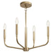 Kichler 52716 Madden 4-lt 20" Chandelier - Champagne Bronze