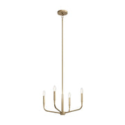 Kichler 52716 Madden 4-lt 20" Chandelier - Champagne Bronze
