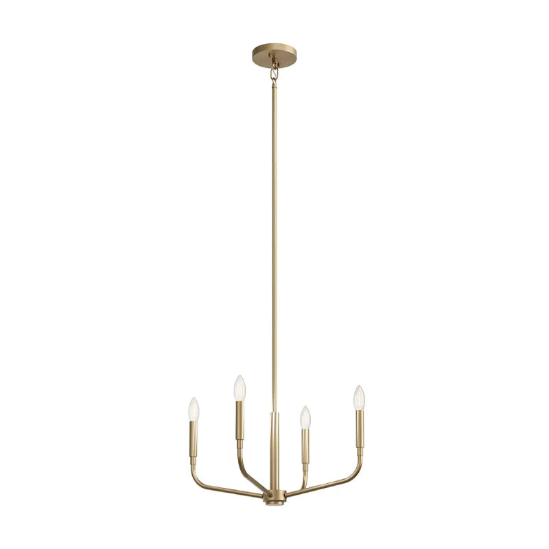 Kichler 52716 Madden 4-lt 20" Chandelier - Champagne Bronze