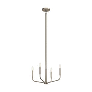 Kichler 52716 Madden 4-lt 20" Chandelier-Brushed Nickel