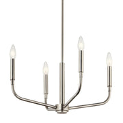 Kichler 52716 Madden 4-lt 20" Chandelier-Brushed Nickel