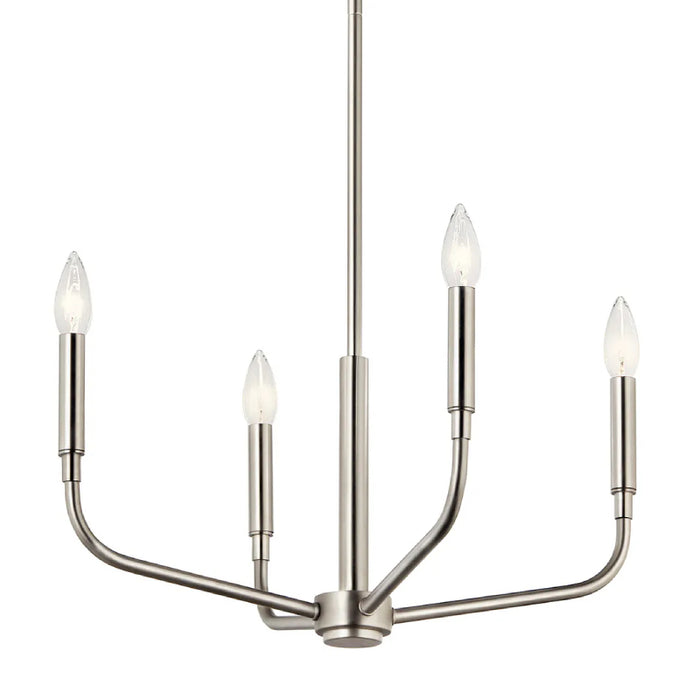 Kichler 52716 Madden 4-lt 20" Chandelier-Brushed Nickel