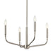 Kichler 52716 Madden 4-lt 20" Chandelier-Brushed Nickel