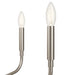 Kichler 52716 Madden 4-lt 20" Chandelier-Brushed Nickel