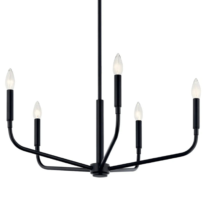Kichler 52717 Madden 5-lt 26" Chandelier - Black