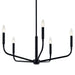 Kichler 52717 Madden 5-lt 26" Chandelier - Black