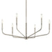 Kichler 52718 Madden 6-lt 32" Chandelier-Brushed Nickel