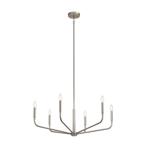 Kichler 52718 Madden 6-lt 32" Chandelier-Brushed Nickel