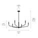 Kichler 52719 Madden 6-lt 38" Chandelier