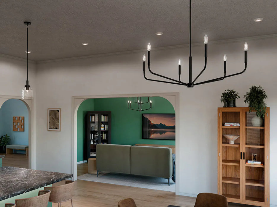 Kichler 52719 Madden 6-lt 38" Chandelier
